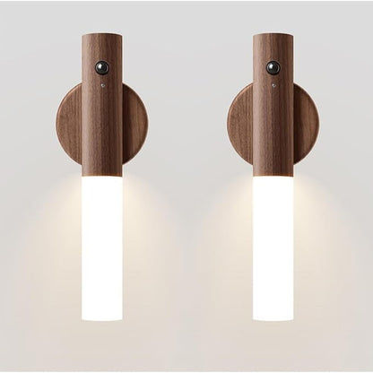 LÁMPARA LED MAGNÉTICA CON SENSOR DE MOVIMIENTO EN MADERA