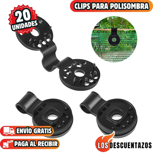 SombraPro - Clips para Polisombras x 20UNDS